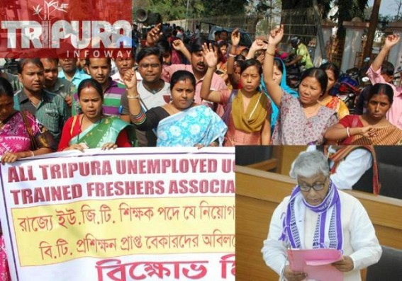 Manik Sarkar's Tripura achieves dubious distinction of India's highest unemployment rate at 25.2 percent : CPI-M Govt pushing States economic future to peril Manik Sarkar's Tripura achieves dubious distinction of India's highest unemployment rate at 25.2 percent : CPI-M Govt pushing States economic future to peril